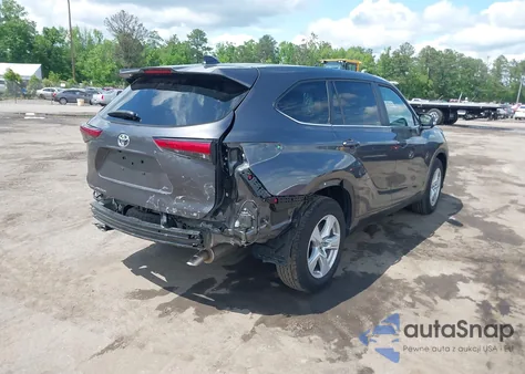 2023 Toyota Highlander Le z USA, uszkodzony, nr VIN 5TDKDRAH9PS034127
